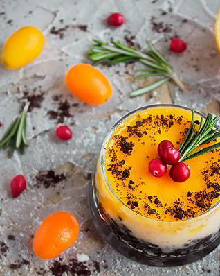 Апельсиновый чизкейк с печеньем Oreo