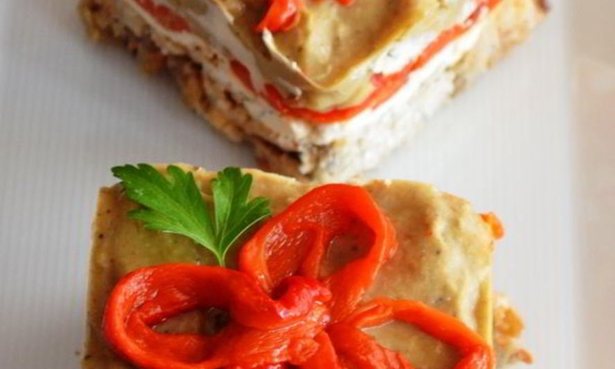 Рецепт баклажанового чизкейка перекус