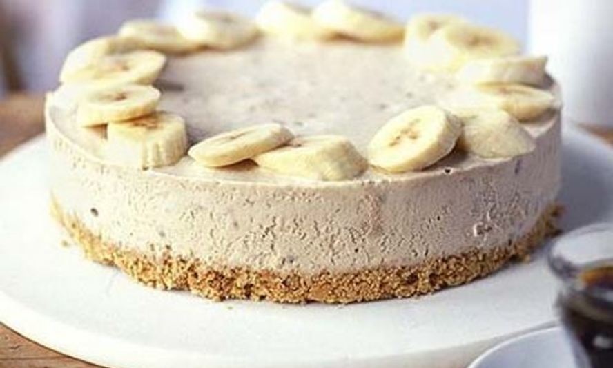 Рецепт чизкейка бананового с творогом без выпечки
