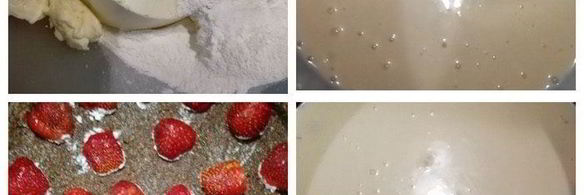 чизкейк без выпечки с клубникой