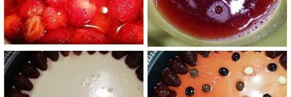 чизкейк без выпечки с клубникой