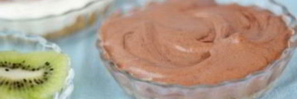 чизкейк без выпечки с кусочками киви