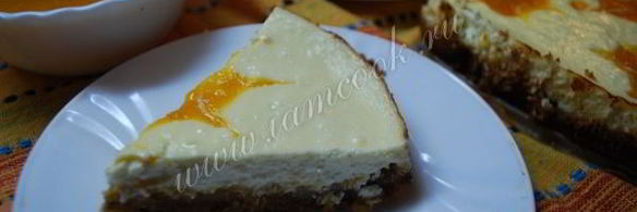 чизкейк с абрикосами