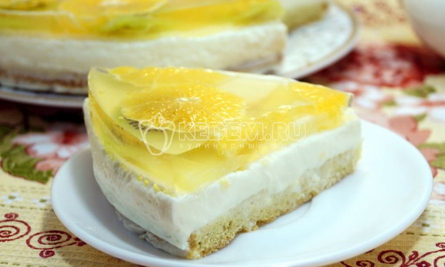 Рецепт чизкейка с фруктами