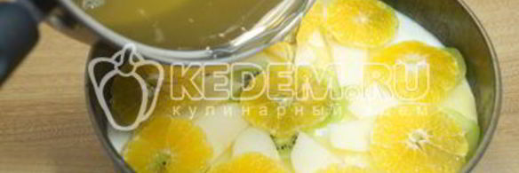 чизкейк с фруктами