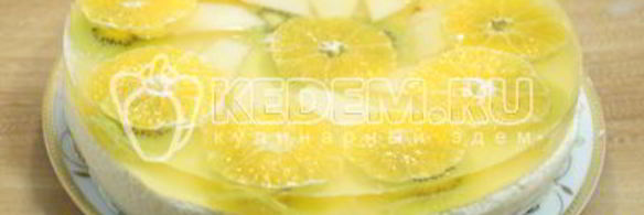 чизкейк с фруктами