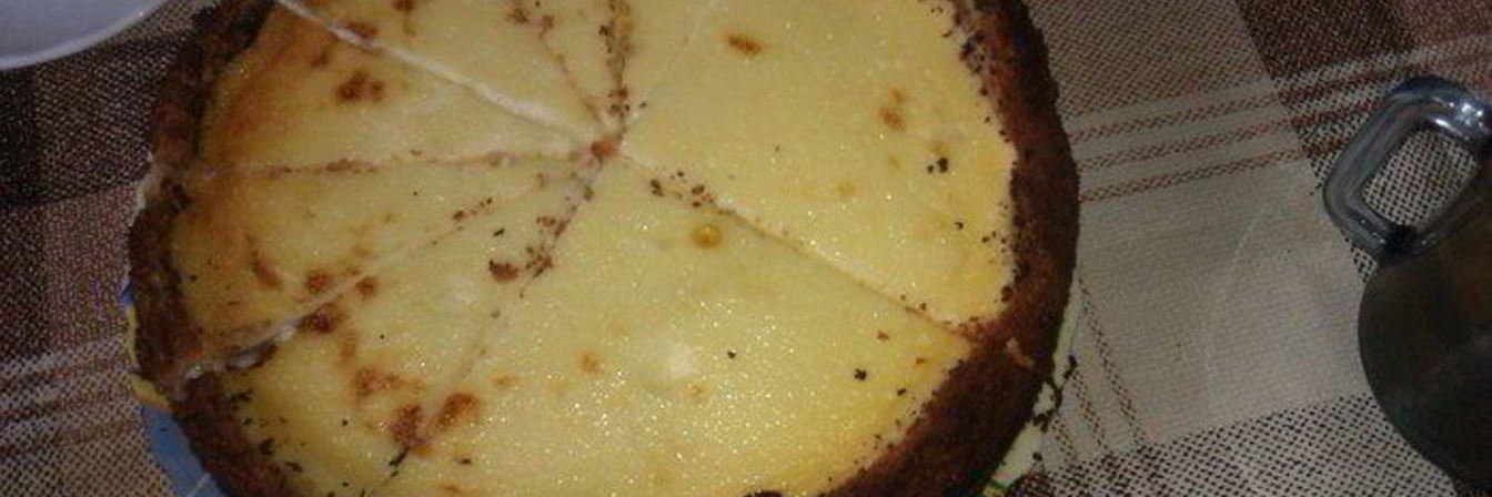 Чизкейк с грушами