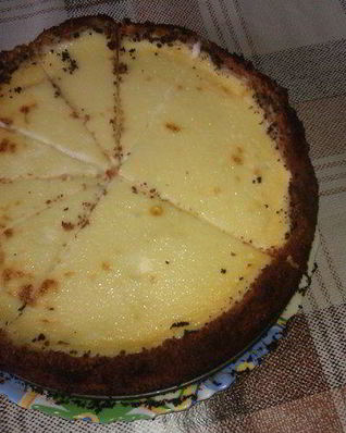 Чизкейк с грушами