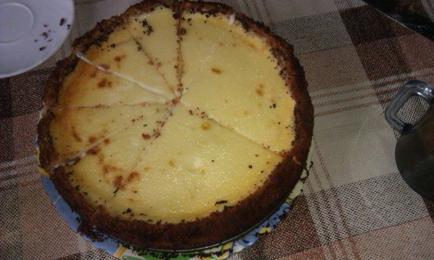 Рецепт чизкейка с грушами