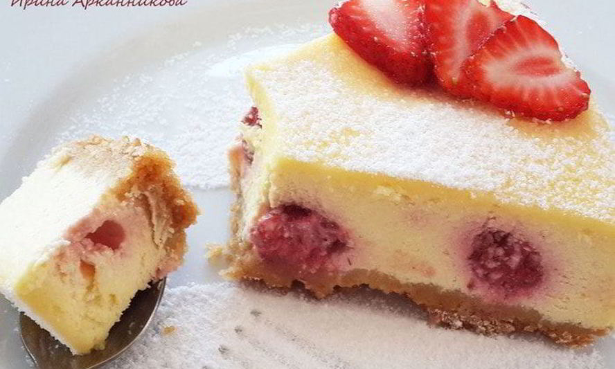 Рецепт чизкейка с клубникой