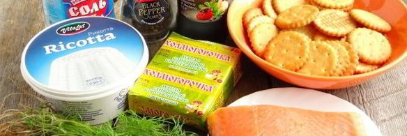 чизкейк с лососем