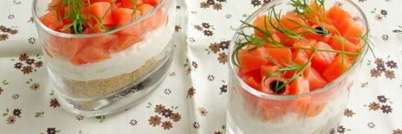 чизкейк с лососем