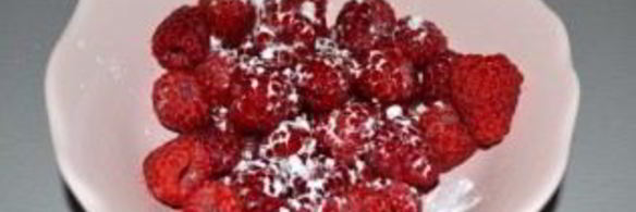 чизкейк с малиной