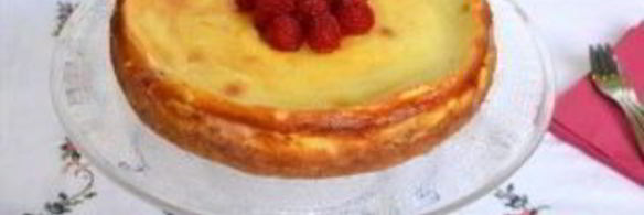 чизкейк с малиной