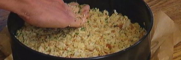 чизкейк с семгой и грюйером