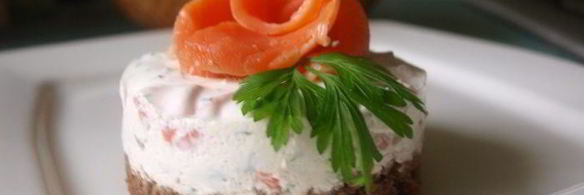 чизкейк с семгой