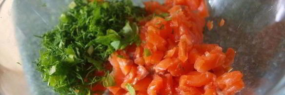 чизкейк с семгой