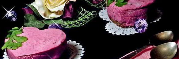 чизкейк свекольный с сельдью