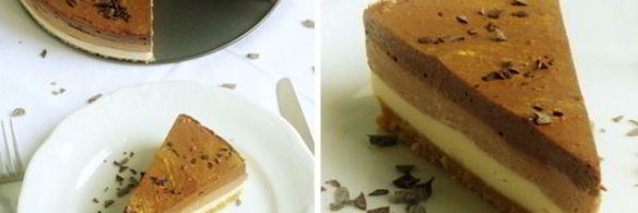 чизкейк три шоколада