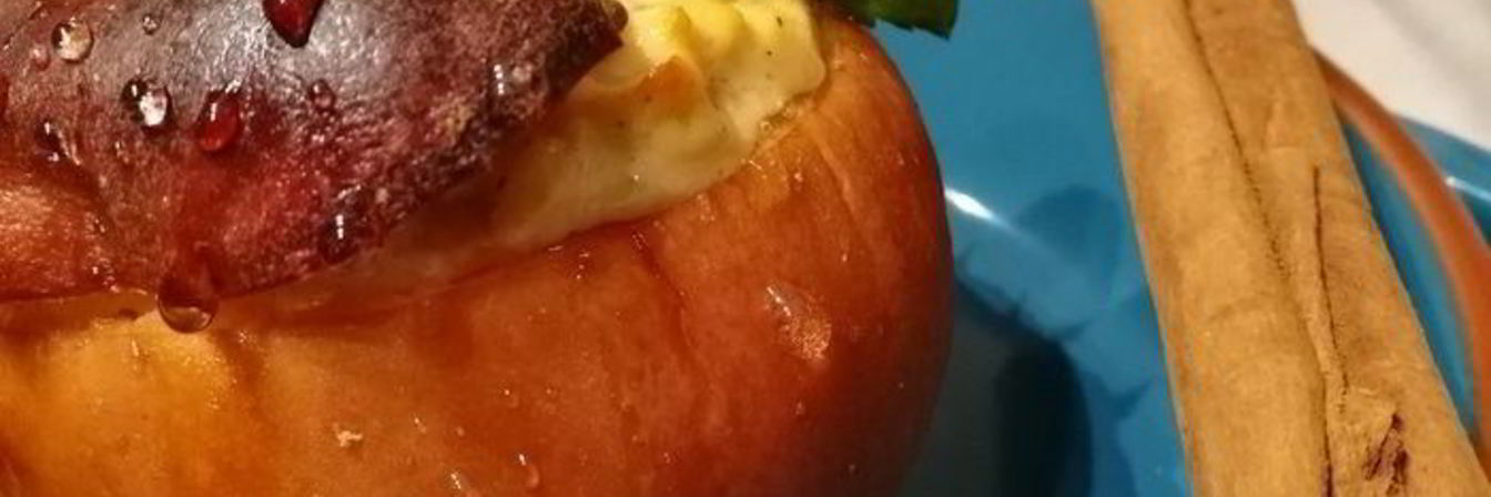 Чизкейк в яблоке