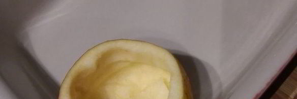 чизкейк в яблоке