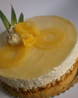 Чизкейк ванильно-ананасовый