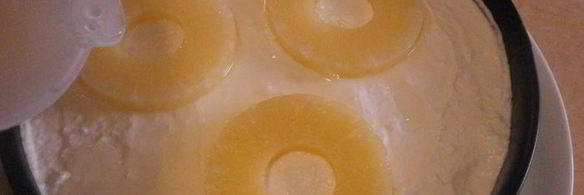 чизкейк ванильно-ананасовый