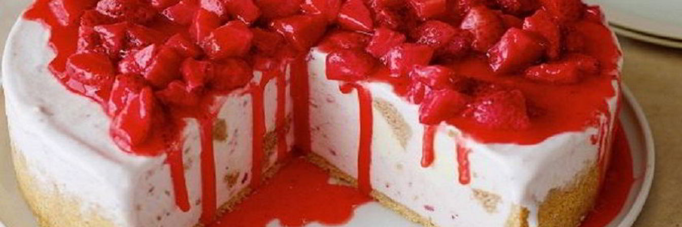 Клубничный чизкейк