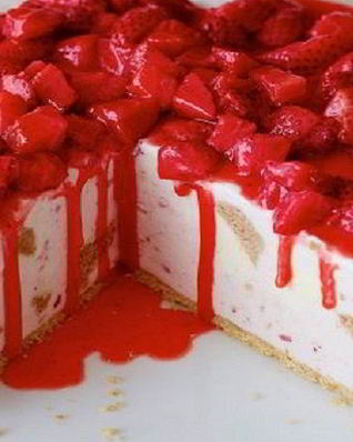 Клубничный чизкейк