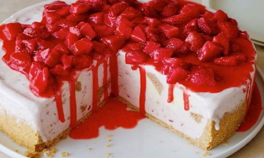 Рецепт клубничного чизкейка