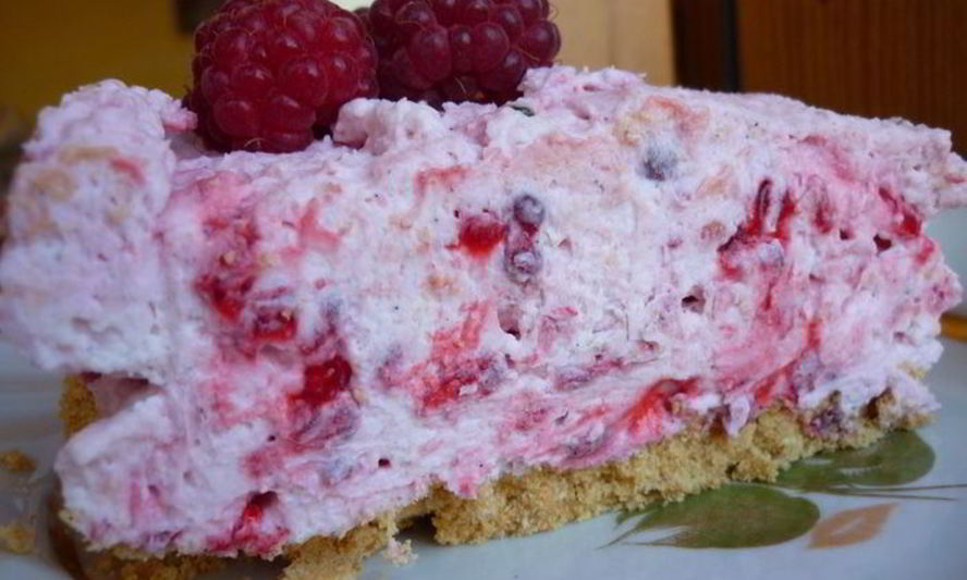 Рецепт малинового чизкейка