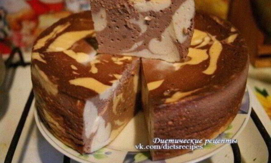 Рецепт мраморного чизкейка зебра