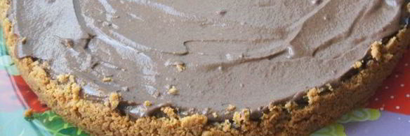 шоколадный чизкейк новогодний