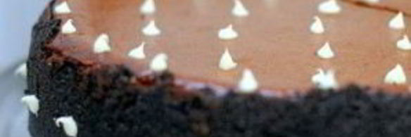 шоколадный чизкейк с карамелью