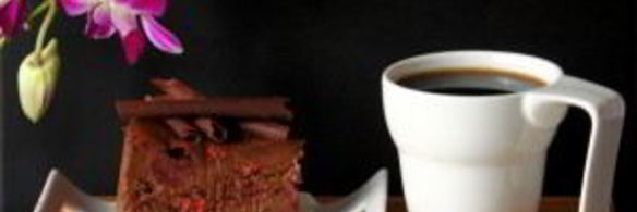 шоколадный чизкейк с вишней