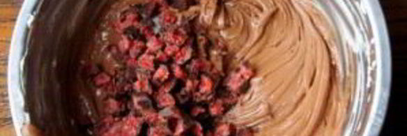 шоколадный чизкейк с вишней