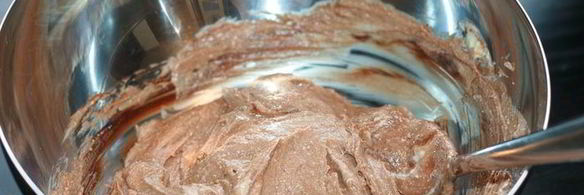 шоколадный мраморный чизкейк