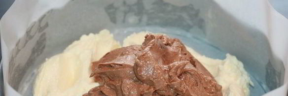 шоколадный мраморный чизкейк