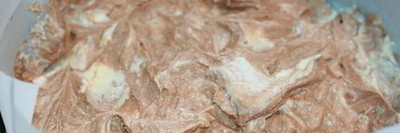 шоколадный мраморный чизкейк