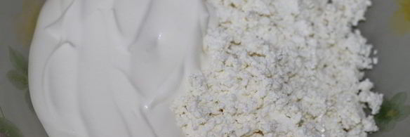 трехцветный домашний чизкейк