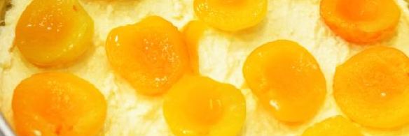 творожный чизкейк с абрикосами