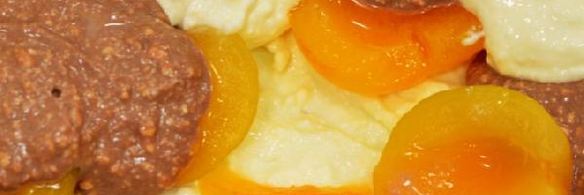 творожный чизкейк с абрикосами