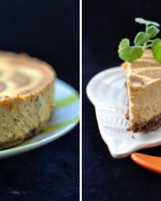 Тыквенный чизкейк с курагой