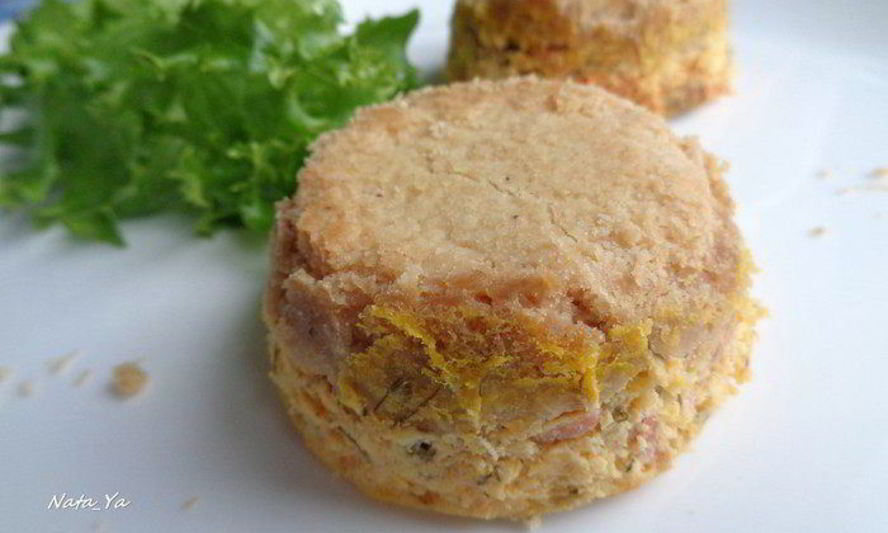 Рецепт тыквенных мини-чизкейков с лососем