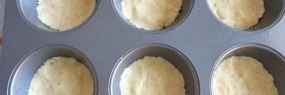 тыквенные мини-чизкейки с лососем