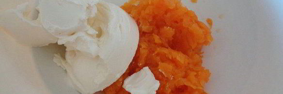 тыквенные мини-чизкейки с лососем