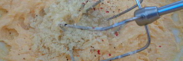 тыквенные мини-чизкейки с лососем