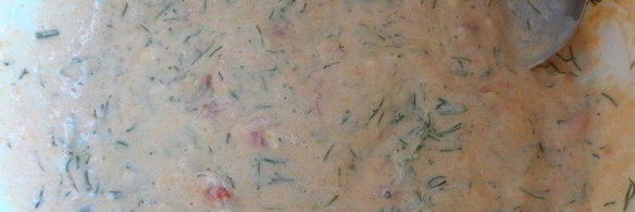 тыквенные мини-чизкейки с лососем