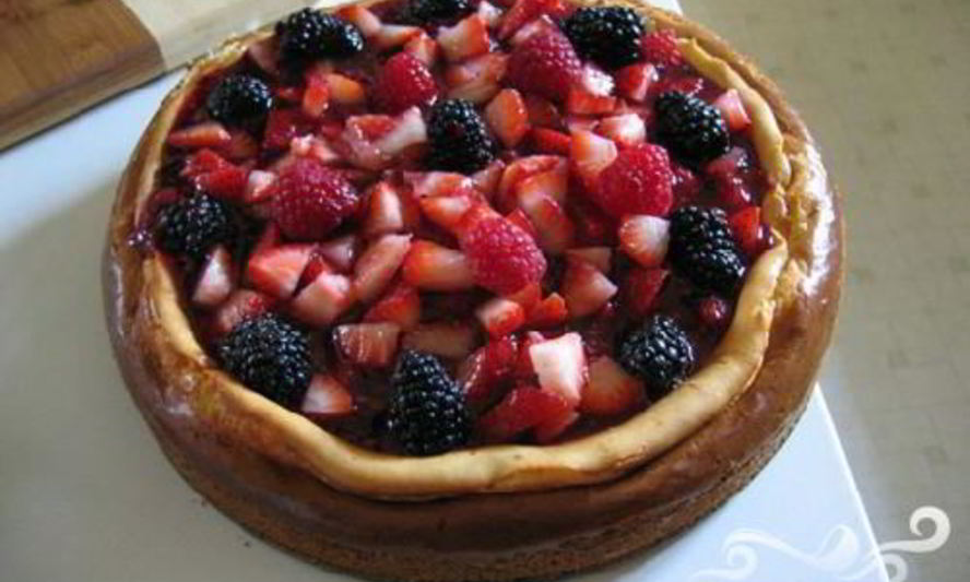 Рецепт ягодного чизкейка