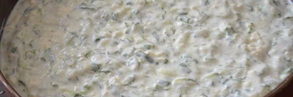 закусочный чизкейк из брынзы и огурца